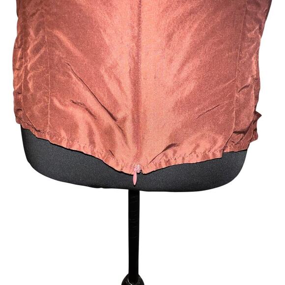 Anne Carson ladies size10 silk sequin lined rear zip Fairy goth vintage tank top - Picture 14 of 16